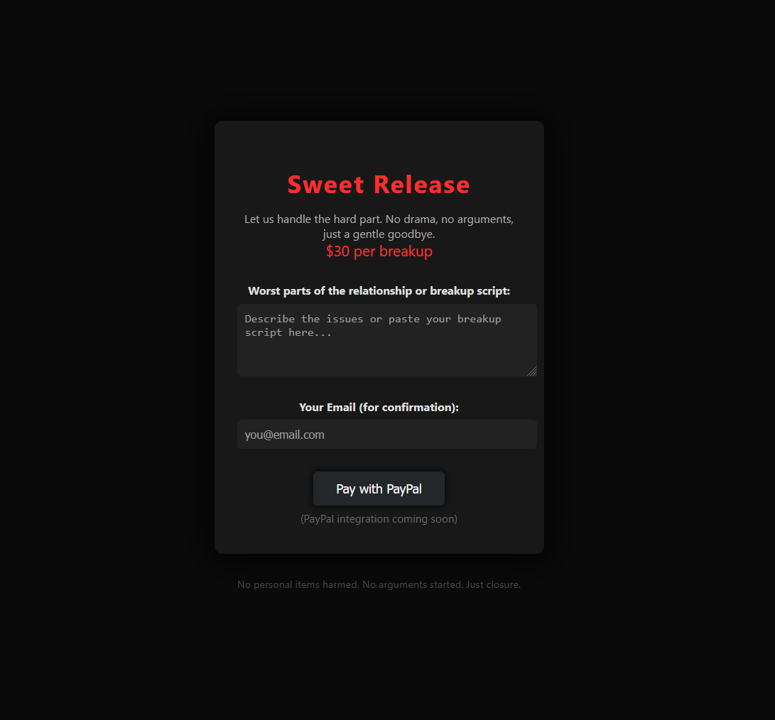 BreakupPhone Screenshot