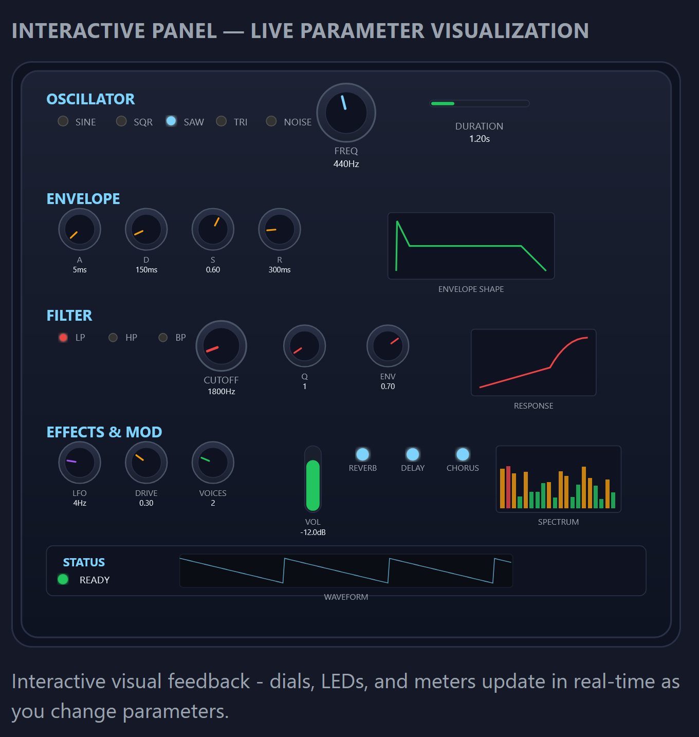 Synth preview